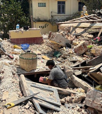 म्यानमारमध्ये भूकंपाचे धक्के